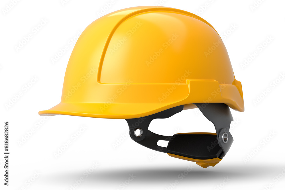 Yellow safety helmet or hard cap isolated on wihte background Yellow safety helmet or hard cap isolated on wihte background