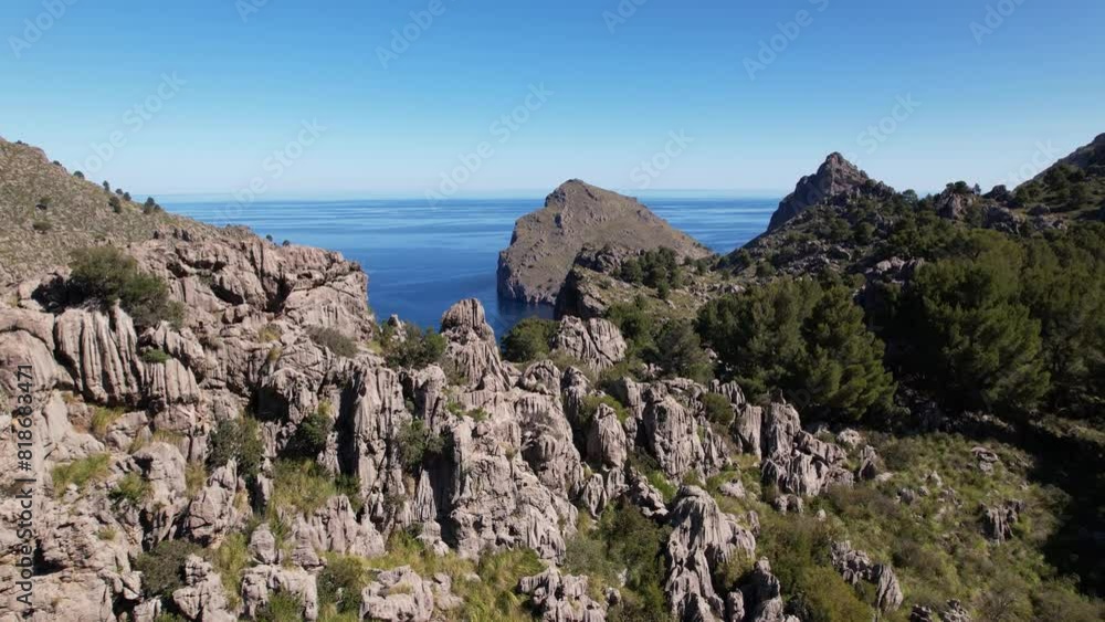Spectacular see View From Palma De Mallorca Mountain Top Spectacular see View From Palma De Mallorca Mountain Top