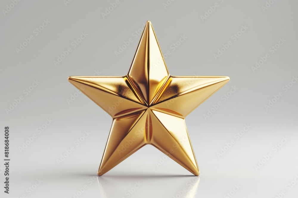 Shiny gold star on a soft gradient background symbolizing excellence, achievement, and recognition. Perfect for awards or celebratory themes. Shiny gold star on a soft gradient background symbolizing excellence, achievement, and recognition. Perfect for awards or celebratory themes.