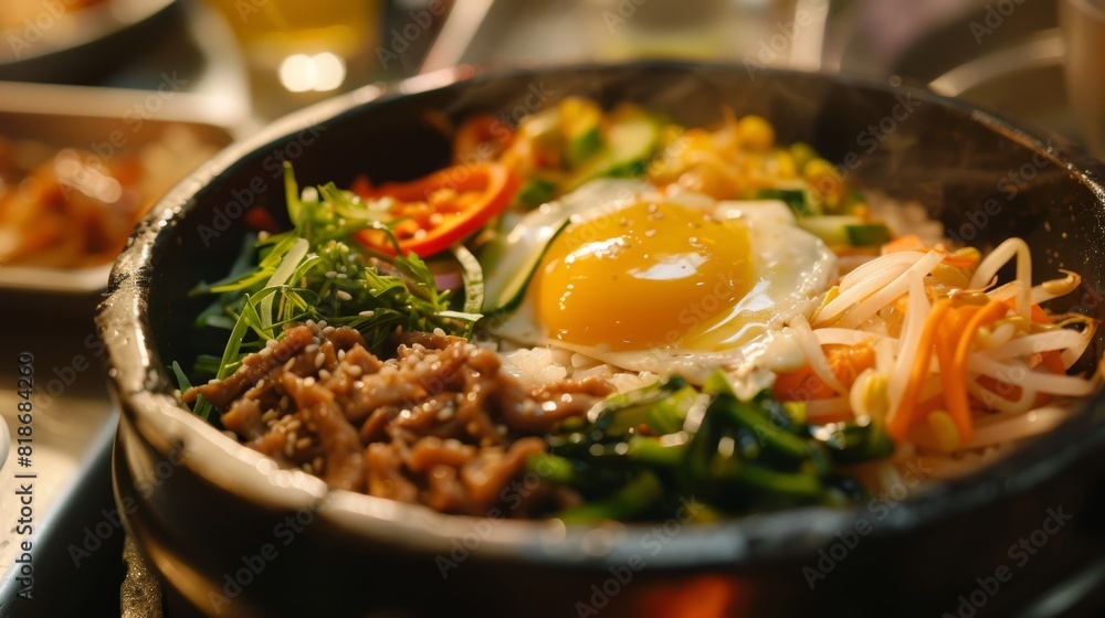 Delicious Korean Cuisine for Poster Design Generative AI Delicious Korean Cuisine for Poster Design Generative AI