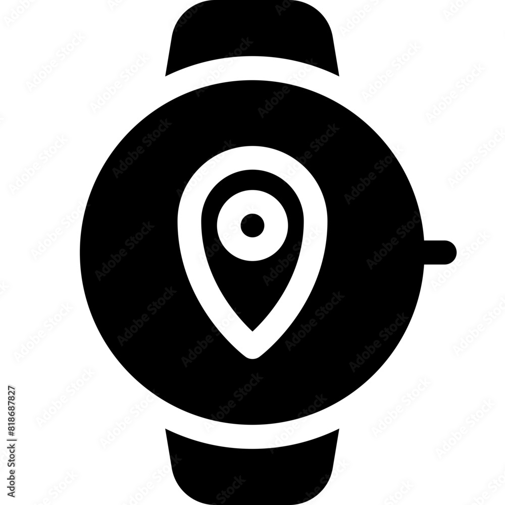 location smartwatch icon location smartwatch icon