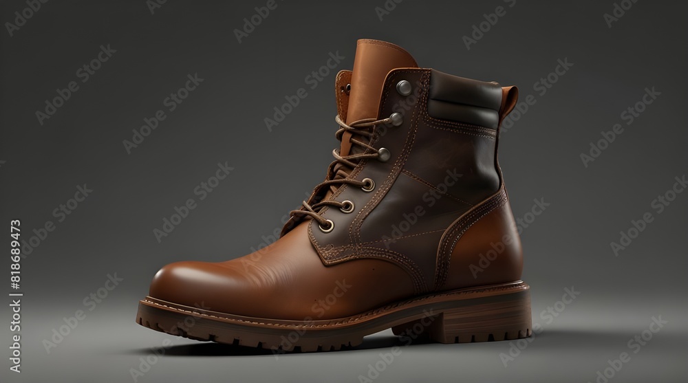 pair of boots isolated.generative.ai pair of boots isolated.generative.ai