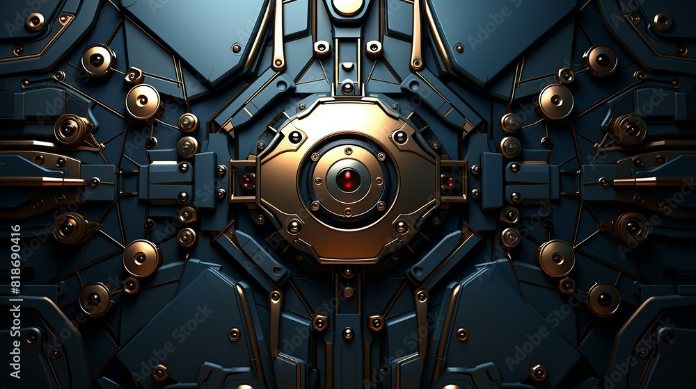 Background Illustration, Metallic surface with rivets and bolts detailing Illustration image, Background Illustration, Metallic surface with rivets and bolts detailing Illustration image,