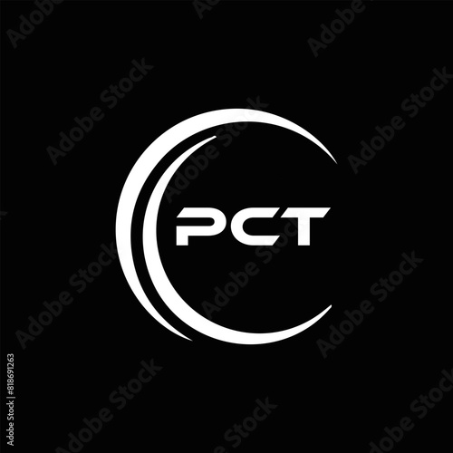 PCT logo. P C T design. White PCT letter. PCT, P C T letter logo design. P C T letter logo design in FIVE, FOUR, THREE, style. letter logo set in one artboard. P C T letter logo vector design.