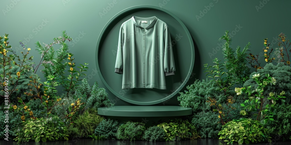 concept a futuristic rack with many leather clothing rack with a sleek ...