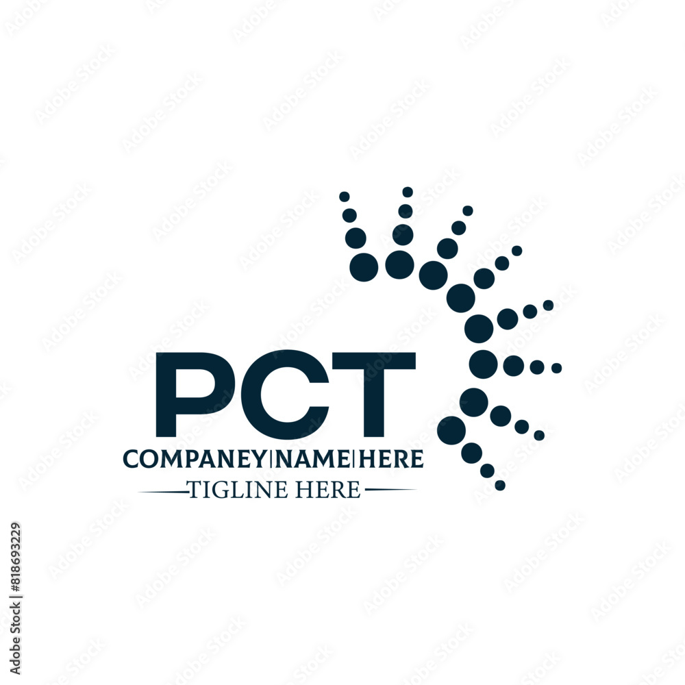 PCT logo. P C T design. White PCT letter. PCT, P C T letter logo design. P C T letter logo design in FIVE, FOUR, THREE, style. letter logo set in one artboard. P C T letter logo vector design.