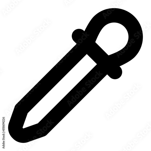 pipet Line Icon Fat UI pipette