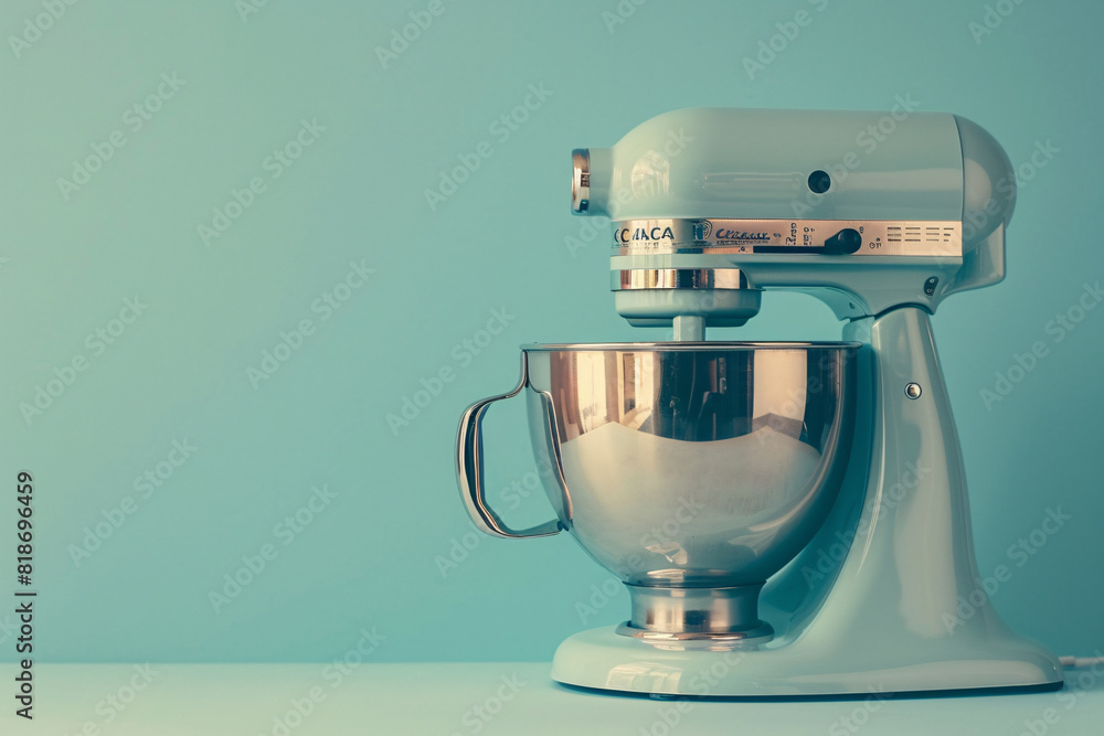 Retro kitchen mixer isolated on solid background. Retro kitchen mixer isolated on solid background.