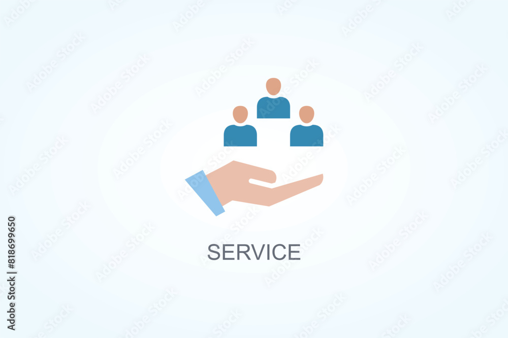 Service Vector Or Logo Sign Symbol Illustration Service Vector Or Logo Sign Symbol Illustration