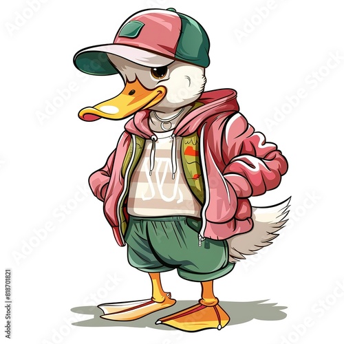 Duck athleisure fashion photo