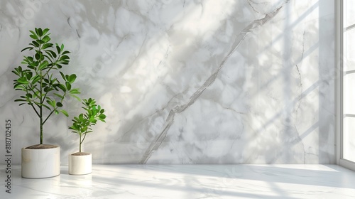 A faux marble wallpaper that mimics the luxurious look of real marble, adding elegance to interiors. photo
