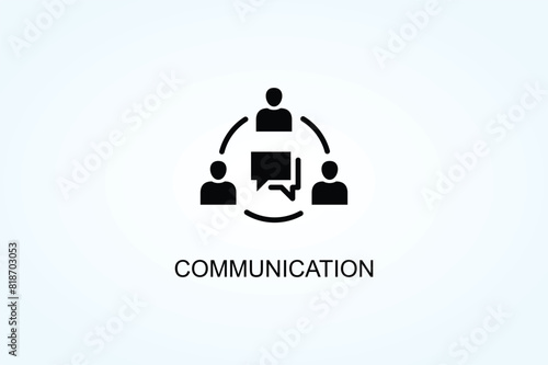Communication Vector  Or Logo Sign Symbol Illustration