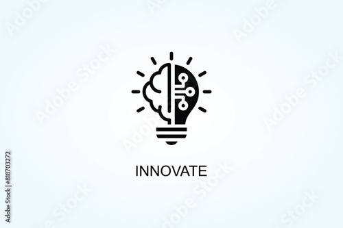 Innovate Vector  Or Logo Sign Symbol Illustration
