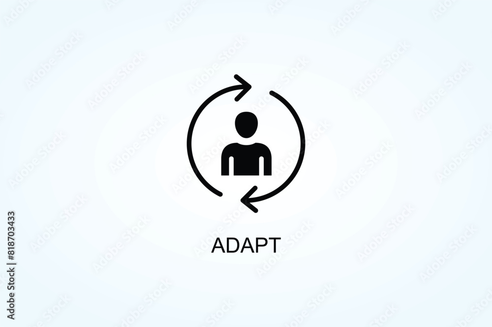 Adapt Vector Or Logo Sign Symbol Illustration Adapt Vector Or Logo Sign Symbol Illustration
