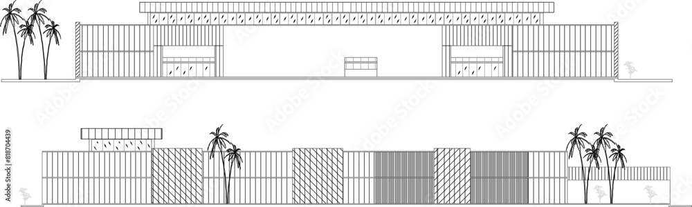 vector illustration sketch design drawing of multi-storey buildings, skyscrapers, malls with modern shapes in the city vector illustration sketch design drawing of multi-storey buildings, skyscrapers, malls with modern shapes in the city