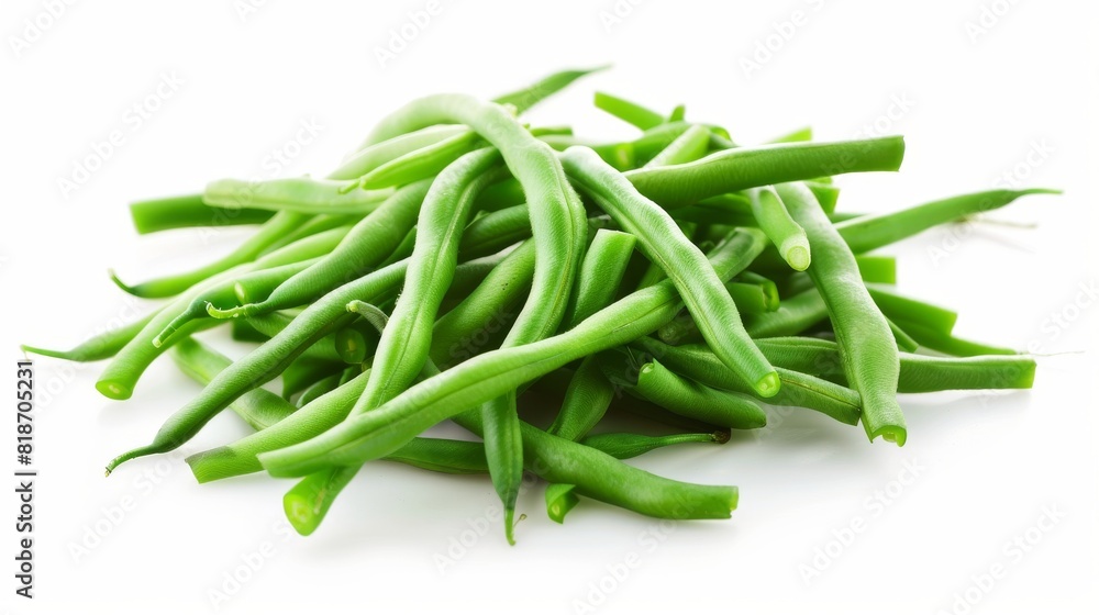 Fresh green beans are a great source of fiber and vitamins Fresh green beans are a great source of fiber and vitamins