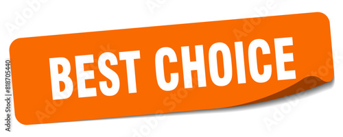best choice sticker. best choice label