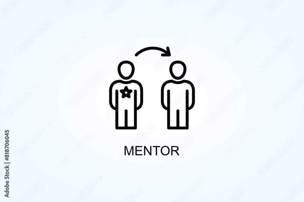 Mentor Vector Or Logo Sign Symbol Illustration Mentor Vector Or Logo Sign Symbol Illustration