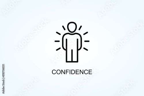 Confidence Vector  Or Logo Sign Symbol Illustration
