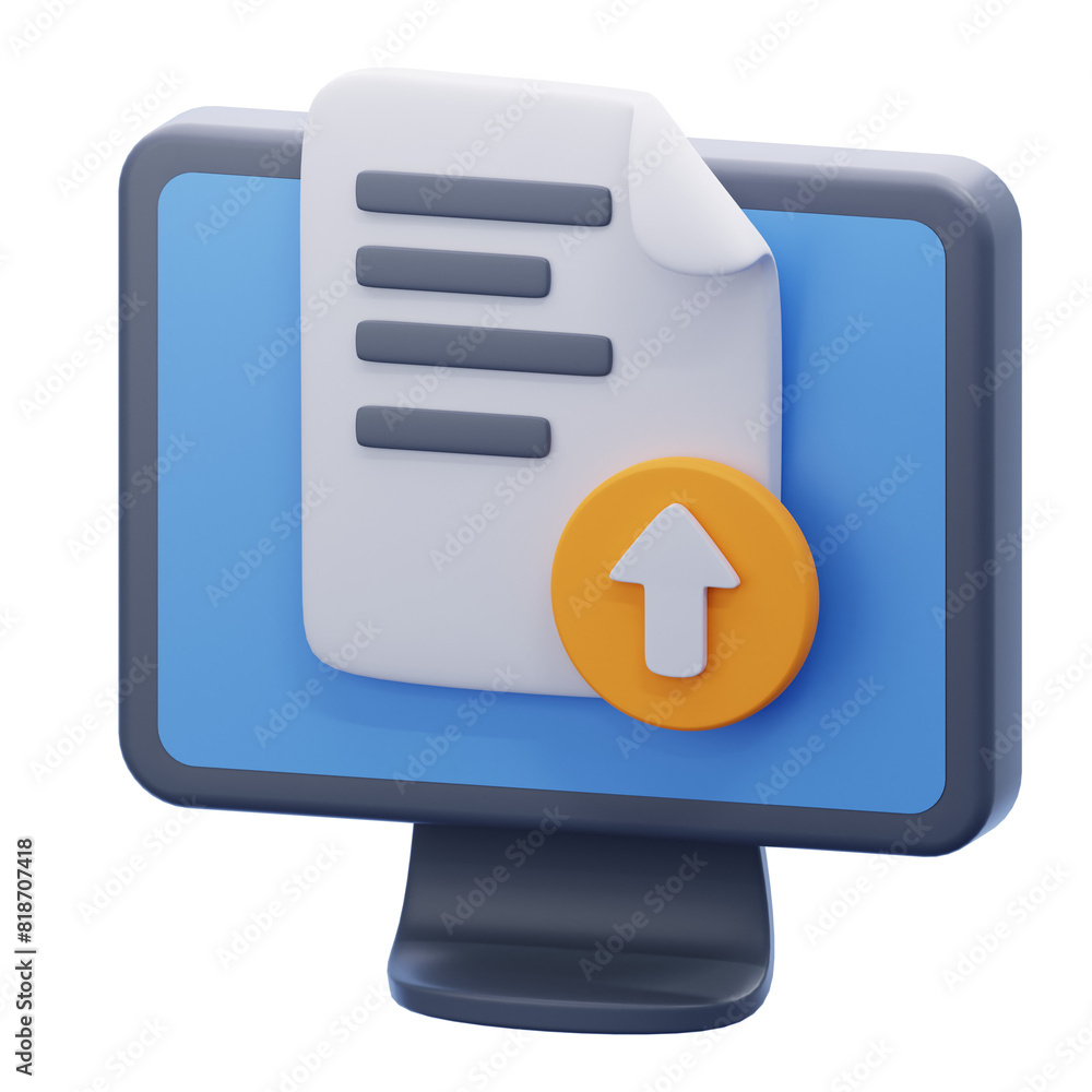 Upload file 3d graphic illustration Upload file 3d graphic illustration
