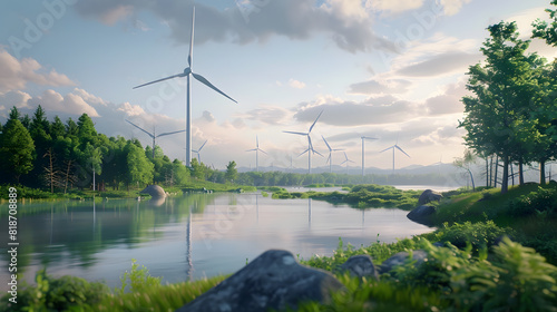 a city park with a sun shining through the trees.