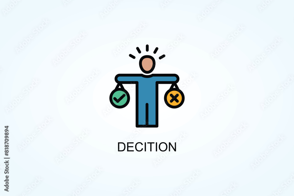Decition Vector Or Logo Sign Symbol Illustration Decition Vector Or Logo Sign Symbol Illustration