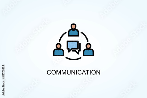 Communication Vector  Or Logo Sign Symbol Illustration