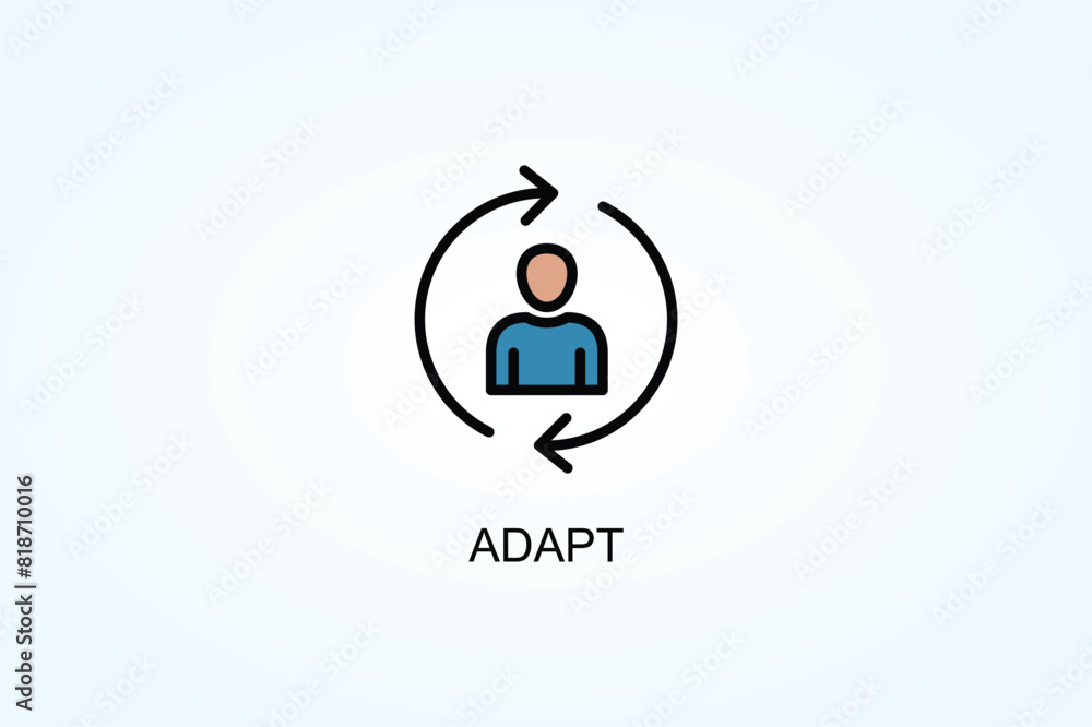Adapt Vector Or Logo Sign Symbol Illustration Adapt Vector Or Logo Sign Symbol Illustration