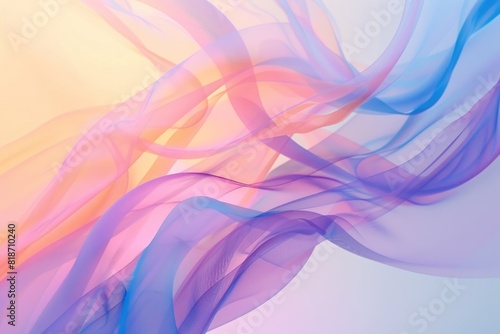 Colorful abstract background with flowing shapes. AIG51A.