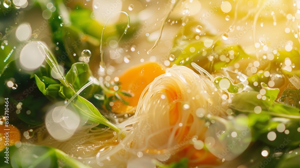 Delicious Pho Close-up for Food Poster Generative AI Delicious Pho Close-up for Food Poster Generative AI