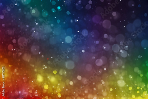 Abstract rainbow bokeh background.