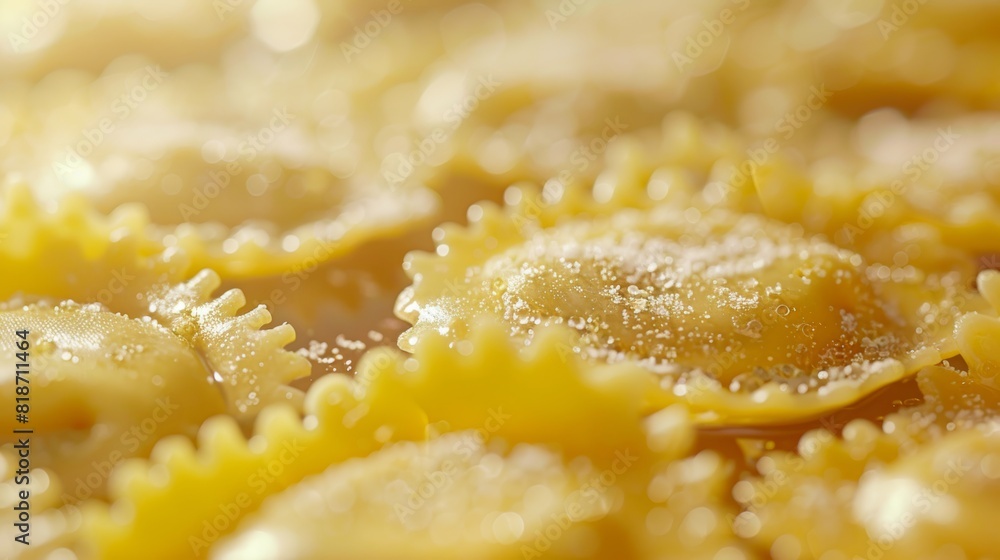 Delicious Ravioli Close-up for Food Poster Generative AI Delicious Ravioli Close-up for Food Poster Generative AI