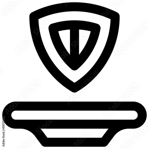 Food security. Editable vector icon.