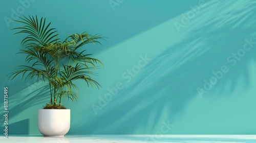 Background adorned with pots