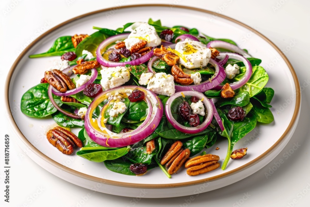 Citrusy Baby Spinach Salad with Roasted Red Onions and Citrus Dressing Citrusy Baby Spinach Salad with Roasted Red Onions and Citrus Dressing