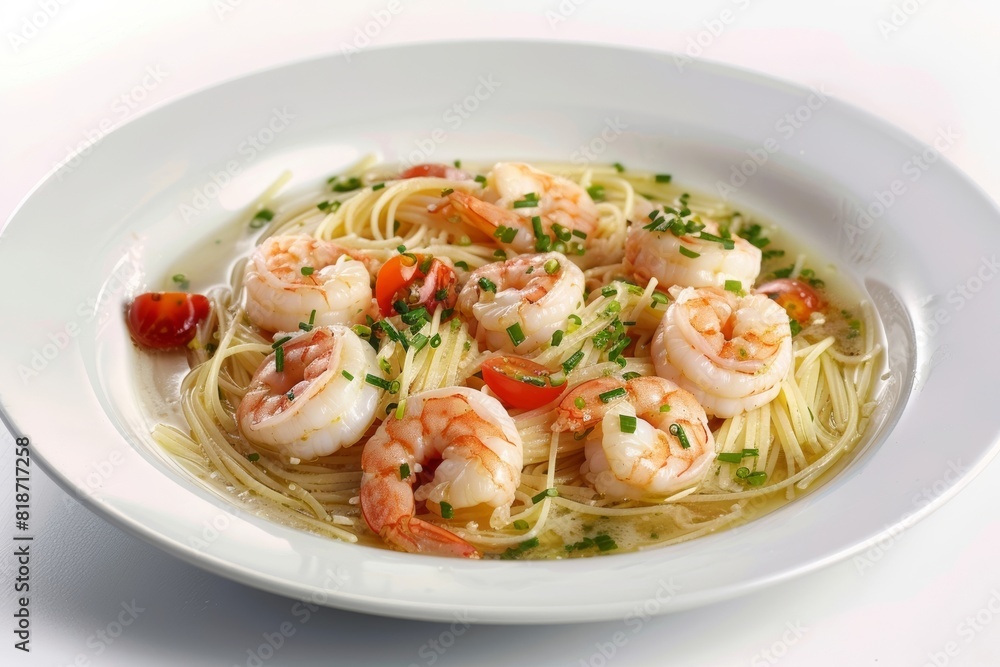 Delectable Shrimp Scampi with Lemon Zest and Fresh Tomatoes Delectable Shrimp Scampi with Lemon Zest and Fresh Tomatoes