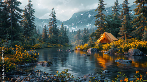 HUTY: Camping, HD Wallpaper photo