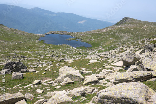 Landscape of Rila Mountain near Kalin peak, Bulgaria photo