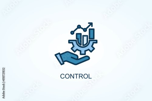 Control vector or logo sign symbol illustration