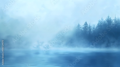 blue mist background