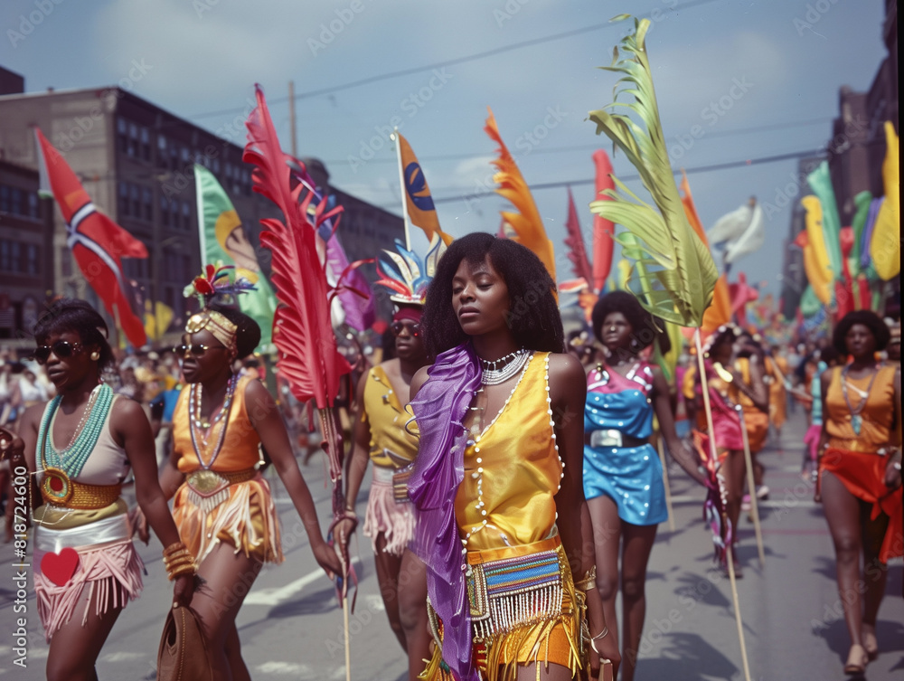Naklejka premium Juneteenth, celebration of freedom and unity,ai