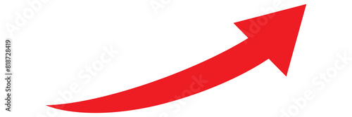 Red 3d arrow going down stock icon on white background. Bankruptcy, financial market crash icon for your web site design, logo, app, UI. graph chart downtrend symbol. chart going down sign. Vector 
