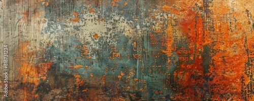 Rustic Textures Create an abstract background that incorporates rustic textures like wood grain or metal oxidation, blending natural and industrial elements