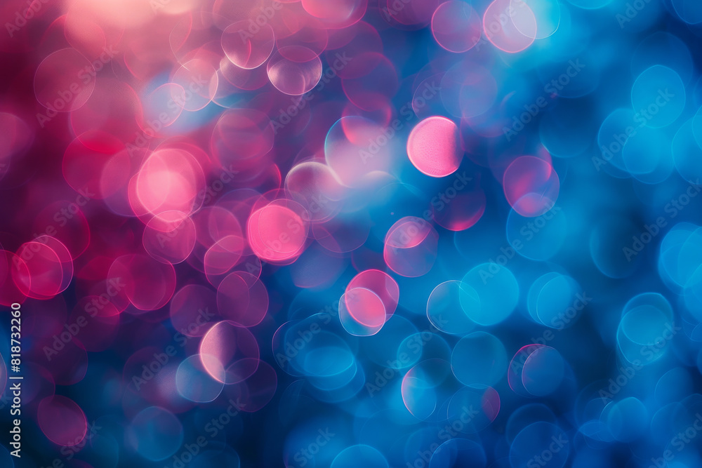 Abstract Bokeh Background in Vibrant Pink and Blue Tones Abstract Bokeh Background in Vibrant Pink and Blue Tones