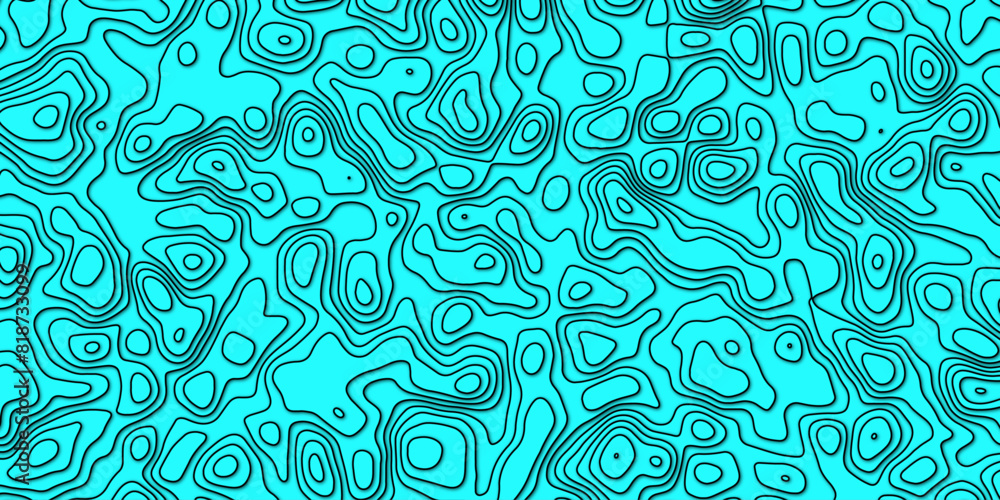 Fototapeta premium Fluid landscapes merging patterns and texture into endless design