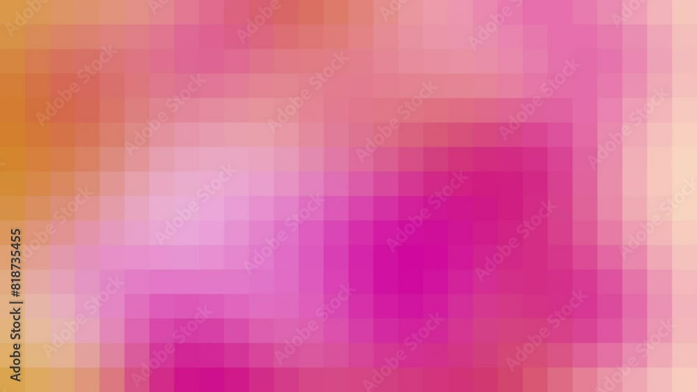 Animated mosaic gradient , seamless loop background Animated mosaic gradient , seamless loop background