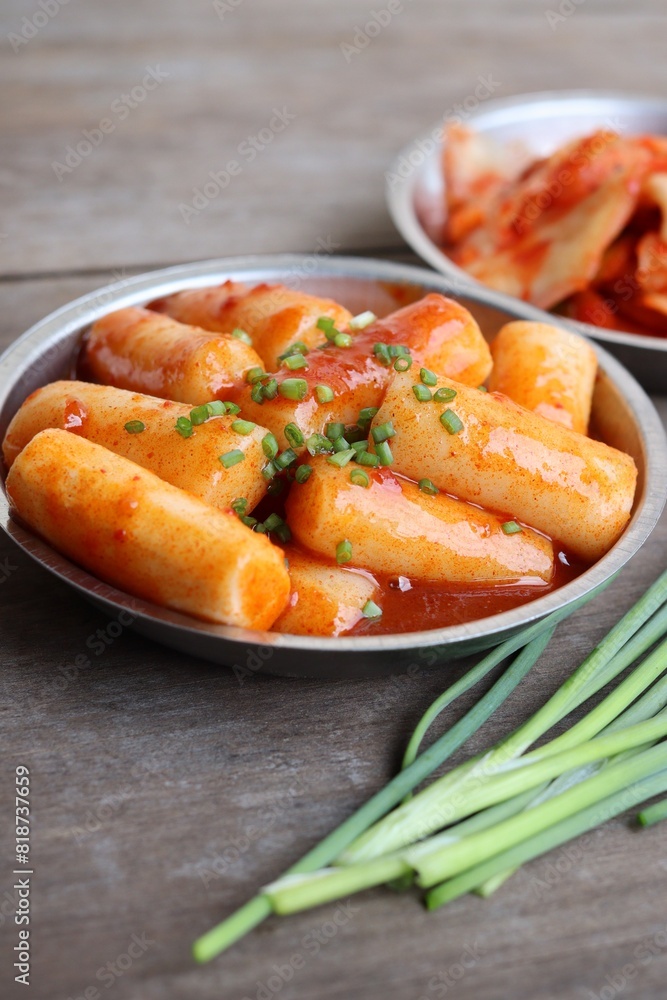 Rice cake with chili sauce Korean food Rice cake with chili sauce Korean food