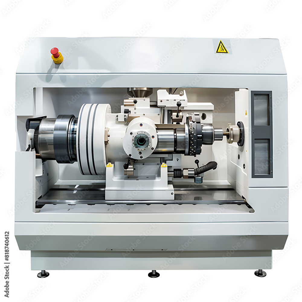 Fototapeta premium CNC lathes are machines for creating workpieces according to various designs