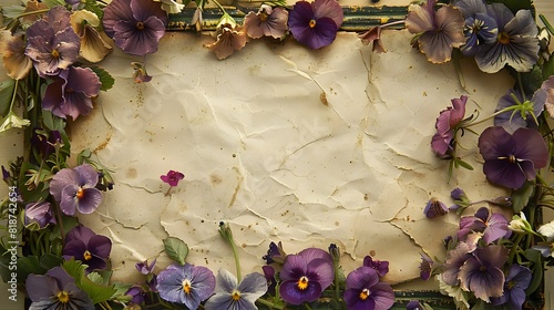 Vintage Floral Scrapbook Fr...