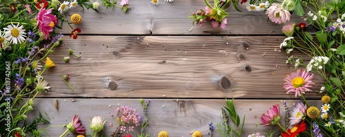 Weathered Wooden Frame Enci...